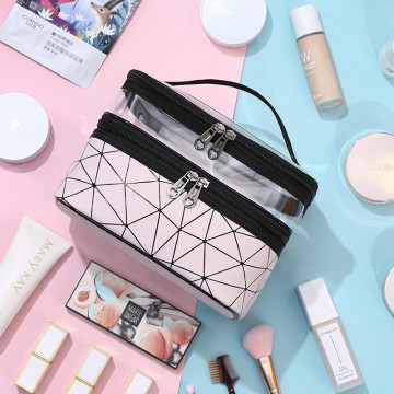 Sac cosmétique transparent